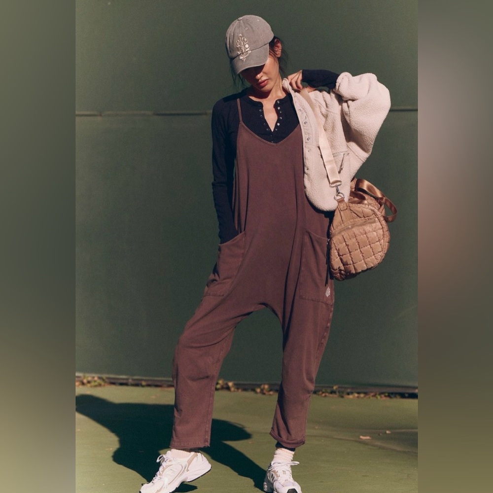 Free People Movement Hot Shot Onesie. Dark espresso - Picture 4 of 4
